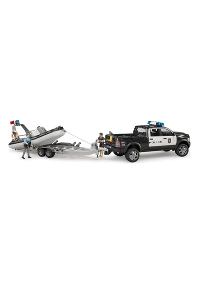 Ram 2500 Polis Aracı,römork,zodyak, 2 Figür Ve Aksesuarlar