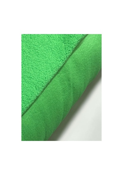 Zp Teddy İthal Kıvırcık 100x150cm, Yüksek Gramaj, Peluş Kumaş, Tekstil Yeşil Yeşil