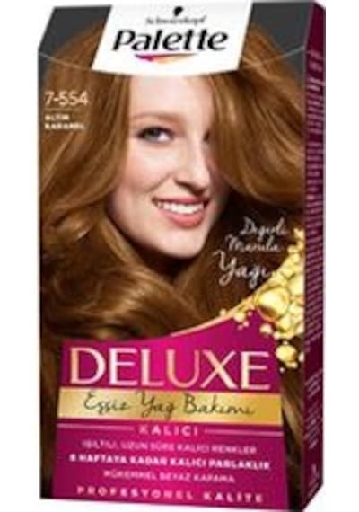 Palette Deluxe Saç Boyası 7 - 554 Altın Karamel (443270735)