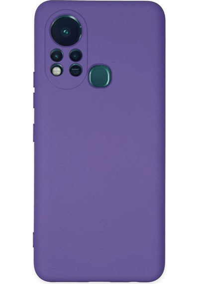 Cosmotex Newface İnfinix Hot 11s Kılıf Nano İçi Kadife Silikon - Mor