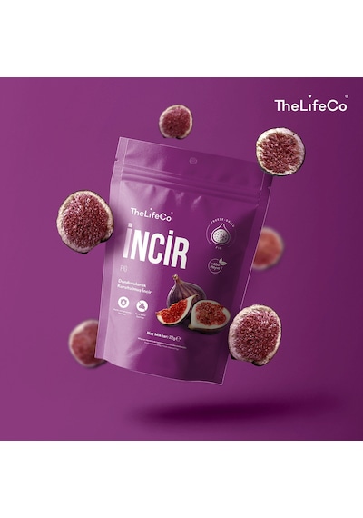 Thelifeco Freeze Dired - Dondurularak Kurutulmuş Meyve 3'lü Mix Mango-incir-çilek 45 G