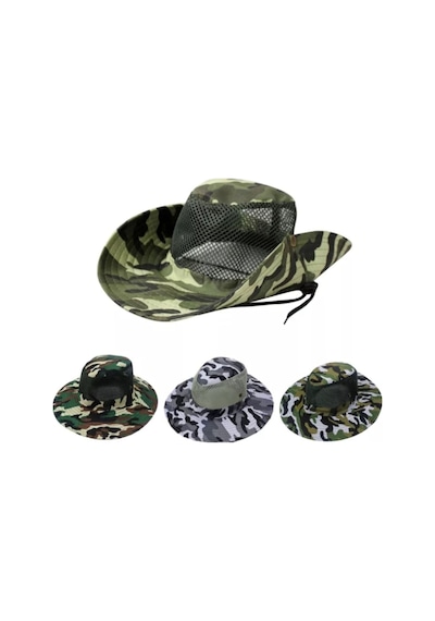 Kardelen Butik Denizli Sniper Camouflage Şapka 56-58 Cm Sarı Sarı