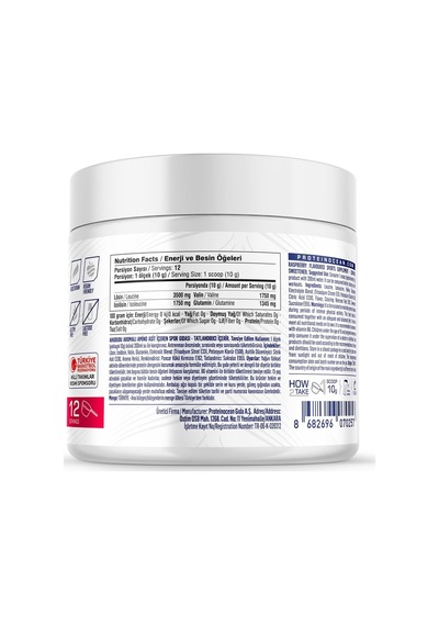 Tr Bcaa Ve Ahududu 120g 12 Servis