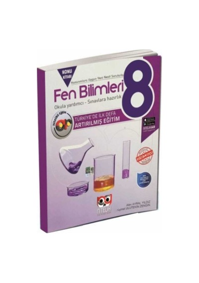 NİTELİK 8. Sınıf ARTIRILMIŞ Fen Bilimleri Konu Kitabı N11.8074