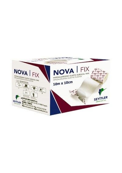 Fıx Flaster 10m X 10cm Hipoalarjenik Elastik Flaster