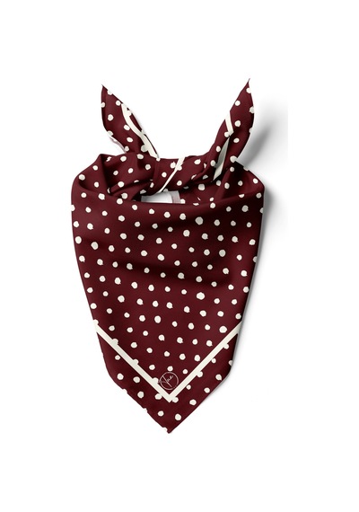 Matmazel Desen Bandana/fular Bordo