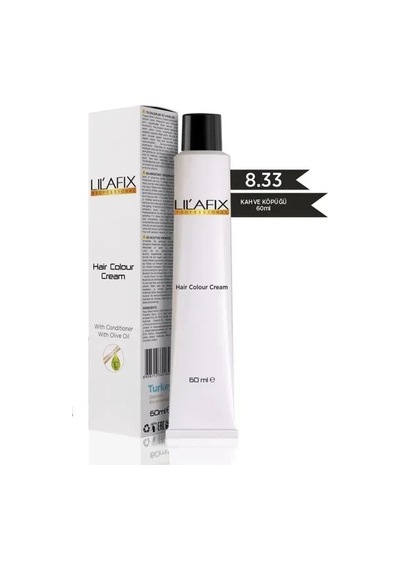 Lilafix Profesyonel Tüp Saç Boyası 60ml - 8.33 Kahve Köpüğü