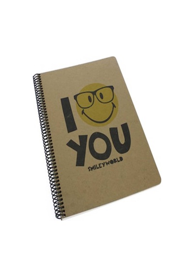 Smiley1001k 100 Yaprak Kareli Spiralli Defter