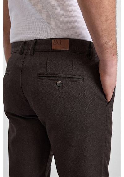 Süvari Koyu Kahve Slim Casual Pantolon Pn2020500745-kh9
