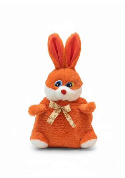 Sarı Çantalı Peluş Ayıcık 5 Renk Varyantlı Turuncu