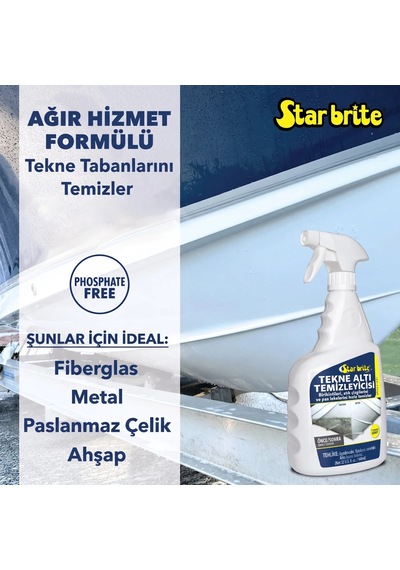Starbrite - Tekne Altı Temizleyici 950 Ml : Kekamoz, Midye Ve İnatçı Su Çizgisi Lekelerine Karşı En Güçlü Silahınız