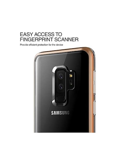 Vrs91672 Galaxy S9 Plus Crystal Bumper Kılıf, Blush Gold 50 x 22