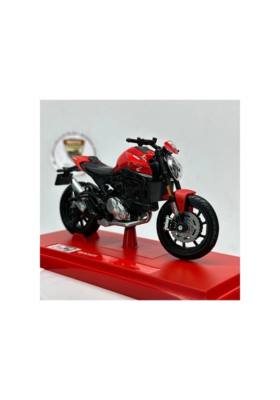 Ducati Monster Maket Motor - 1:18 Maisto Diecast Kırmızı