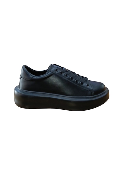 Lufian 11230234 Gage Erkek Deri Sneaker Ayakkabı Siyah Cilt Siyah1
