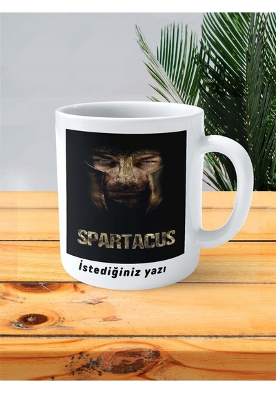 Spartacus Spartaküs Baskılı Kupa Bardak Kişiye Özel Desen 2 Çok Renkli