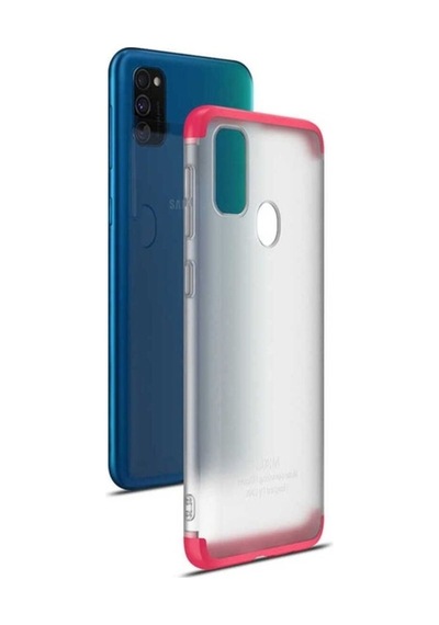 Samsung Uyumlu Galaxy M30s Kılıf Zore Nili Kapak Kırmızı