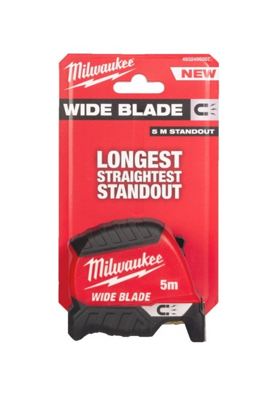 Milwaukee Şerit Metre Manyetik Geniş Bıçak Gen2 5m/35mm 4932499207 5 M