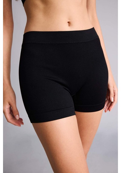 Defacto Fitilli Elastik Bel Siyah Seamless Boxer I0628ax26hsbk81 Siyah-bk81