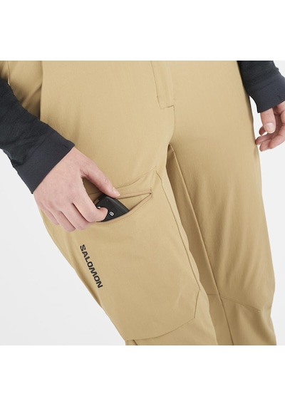Salomon Wayfarer Tapered Pant W Camel Camel