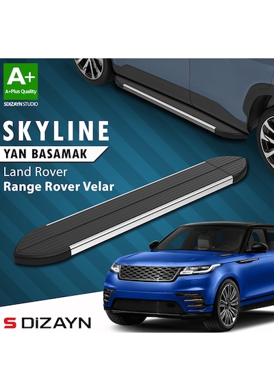 S-dizayn Land Rover Range Rover Velar Skyline Krom Yan Basamak 193 Cm 2017 Üzeri A+ Kalite