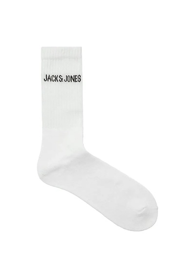 Jack & Jones 12266536 Jacregen Tennis 5 Pack Noos Çorap Beyaz