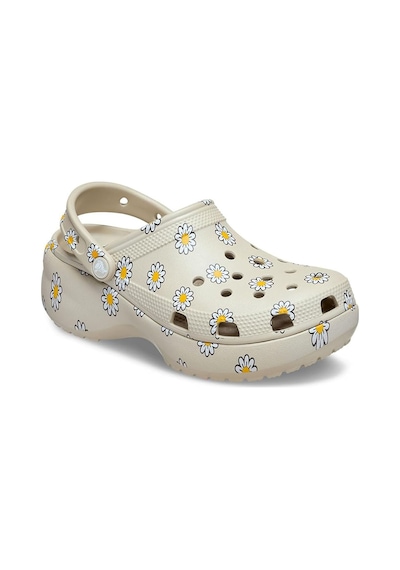Crocs Classic Platform Floral Clog Kadın Terlik Cr212668 Crc.1wy Çok Renkli
