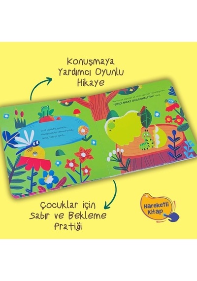 Bi Kutu Oyun Artık Hazırım Kelebek Olmaya Oyunlu Kitap