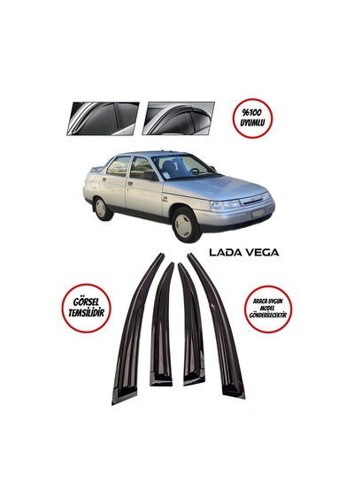 Lada Vega Cam Rüzgarlığı 4lü Takım