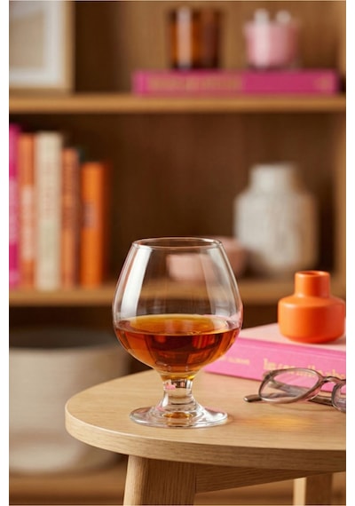 Lav Misket Cam Konyak Bardağı 6'lı 390 ml (Brendi Bardağı )