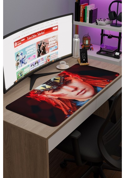 Horizon Zero Kaymaz Dikişli Kauçuk Oyuncu Mousepad V3 - 90x40 Xxl Gaming Mouse Pad Fare Altlığı