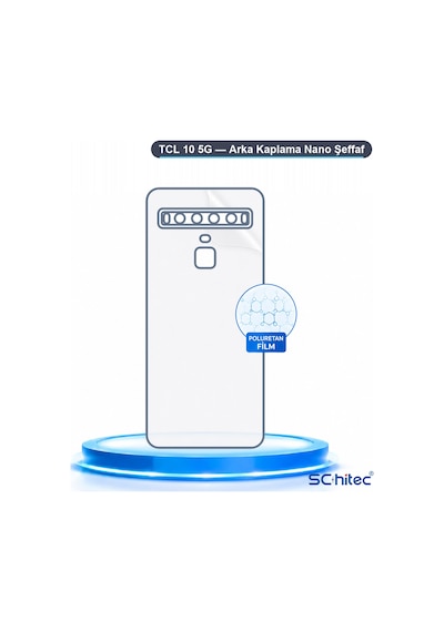 Schitec Tcl 10 5g Uyumlu Arka Yüzey Hidrojel Koruyucu Film