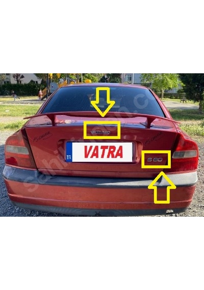 S80 2.5 D 1999 Uyumlu Volvo Ve S80 Bagaj Yazısı Seti