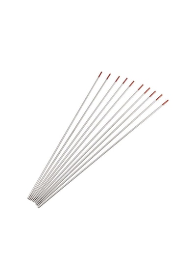 Kırmızı Tungsten Elektrod Argon İğnesi 2.4x175 MM - 10 Adet