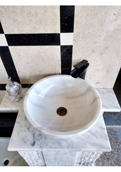 Muğla Çanak Mermer Lavabo