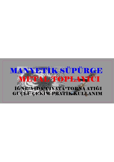Manyetik Süpürge-metal Toplayıcı 40cm Boy Tel,çivi.vida.... 40 CM