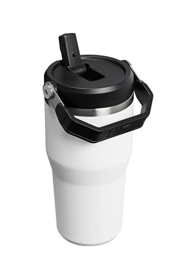 Stanley The Iceflow Flip Straw 2.0 Tumbler 0.60l Pipetli Termos 10-13425-0117 Beyaz