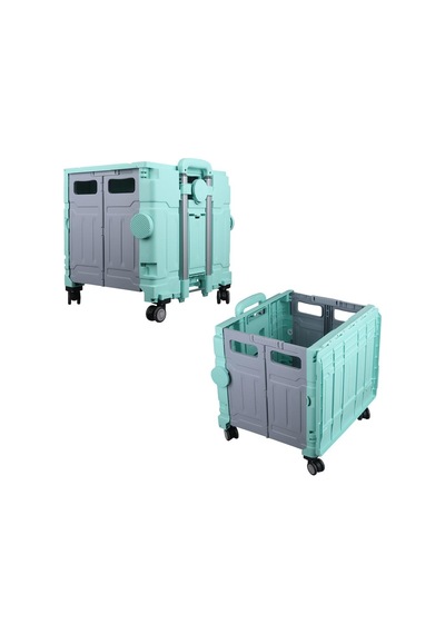 Ayt Sunup Sn-26968 Katlanabilir Market Pazar Kamp Tekerlekli Alışveriş Arabası 60 Kg Kapasiteli Çanta