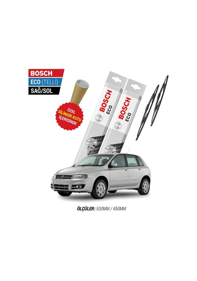 Bosch Eco Fiat Stilo Silecek Takımı (2002-2005)
