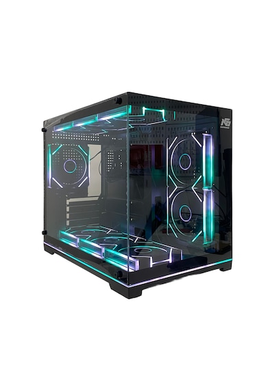 Orion Neon 6x Argb Fan Kumanda Ve Kontrolcü Micro Atx Boş Bilgisayar Kasası Siyah