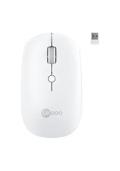 Ws211 Kablosuz 1600dpı 6 Tuşlu Çift Modlu Wifi + Bluetooth Şarj Edilebilir Sessiz Kompakt Optik Mouse Beyaz Genel