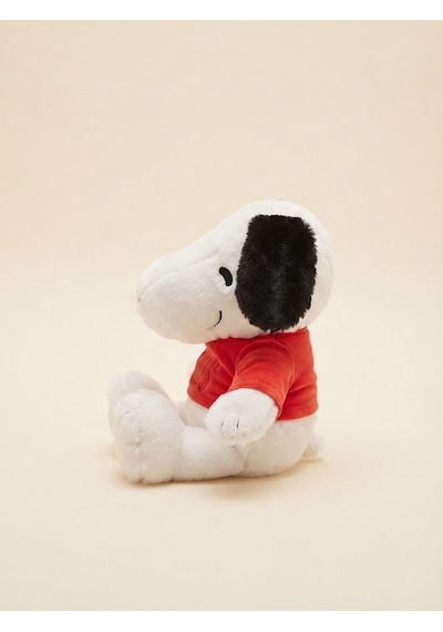 Peluş Köpek Snopyy-30 Cm -kırmızı Tşhirt'lü Kırmızı-beyaz