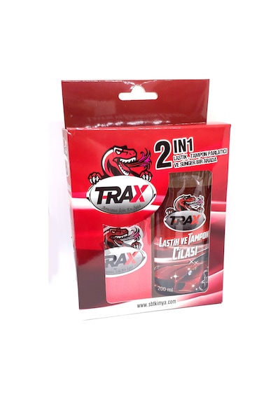 Trax - 2in1 Lastik Tampon Parlatıcı Sünger Set