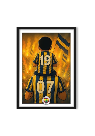 Kartpost3r Fenerbahçe 1907 Tablo Poster No: 0051 Çerçevesiz