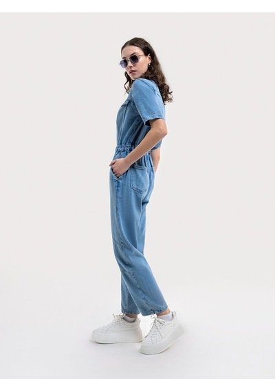 LOFT Regular Fit Kadın Tulum Lf2036037 Q1.v1 Denim