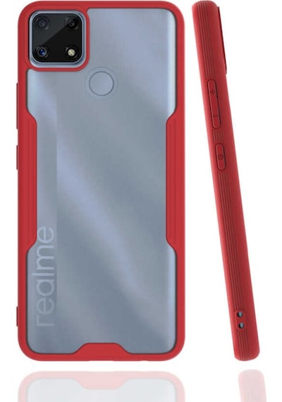 Realme C15 Kılıf Platin Kamera Korumalı Silikon Kılıf