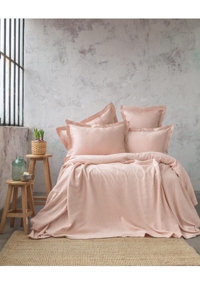 Apricitas Home Pery Blush Çift Kişilik %100 Pamuk Pike Takımı Ap53t20211170 Kırmızı