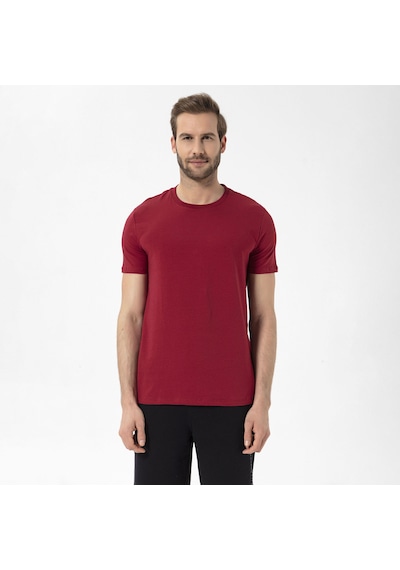 Routefield Tri Erkek Tişört Bordo Bordo