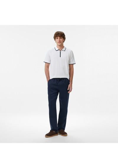 Nautica Erkek Lacivert Regular Fit Keten Pantolondüzp65215t