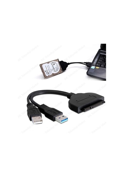 Usb 3.0 To 2.5 Inç Sata Hdd Ssd Çevirici Veri Kurtarma Kablosu