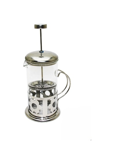 Konyax Çelik Kulplu Cam French Press - 350 Ml Diğer